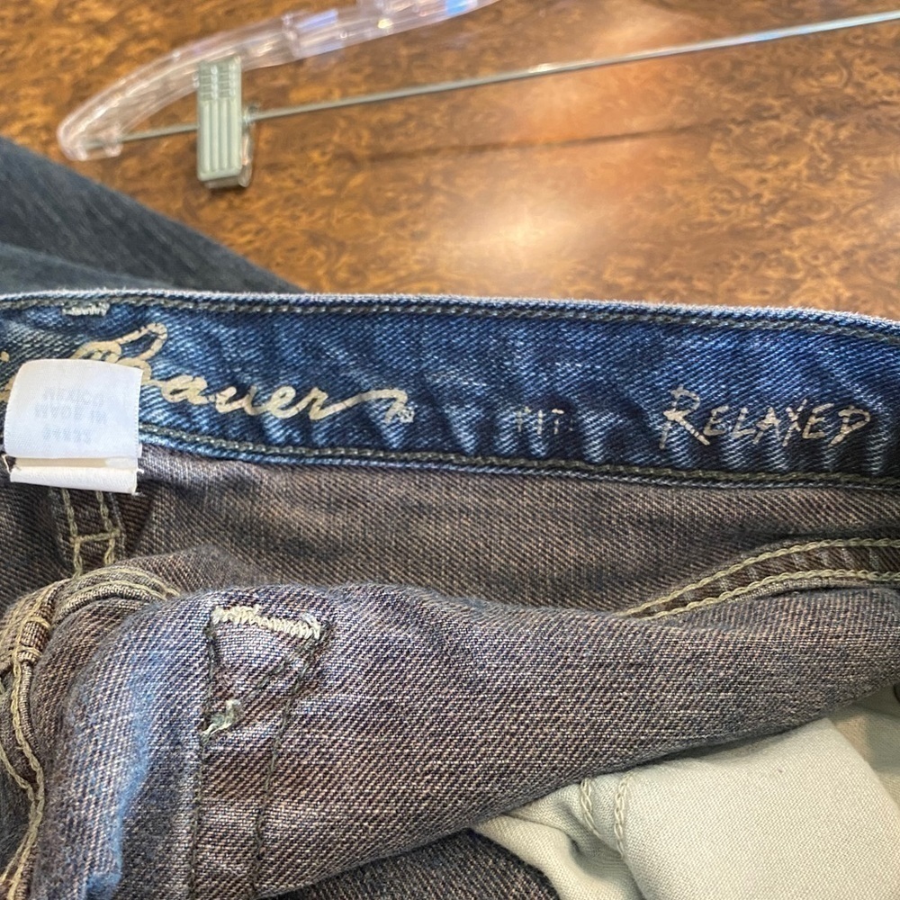 EDDIE BAUER Relaxed Fit Jeans 32x30 Logo Patch - Picture 5 of 7